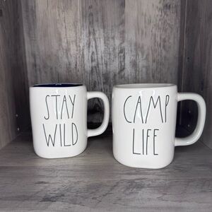 Rae Dunn Mugs Camp 2pk